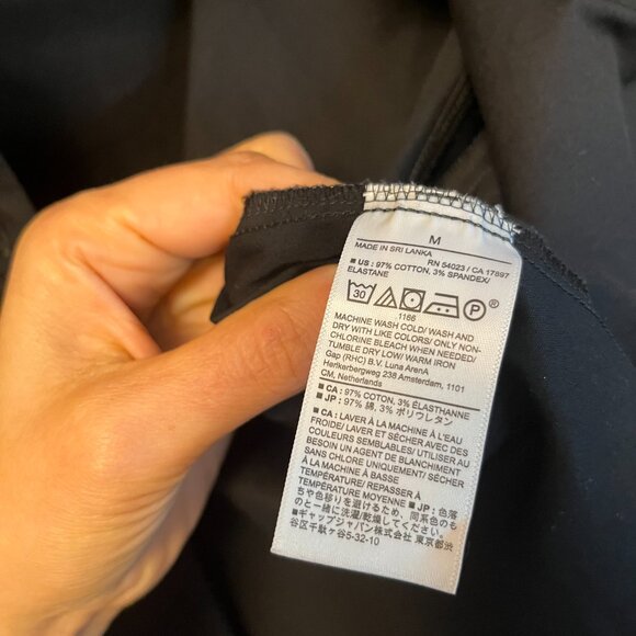 Banana Republic Black Tie-Front Top - Picture 7 of 8